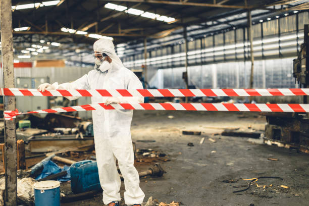Professional Hoarding Cleanup technician working in Franklinville, NC